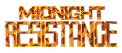 Midnight Resistance logo for Sega Genesis